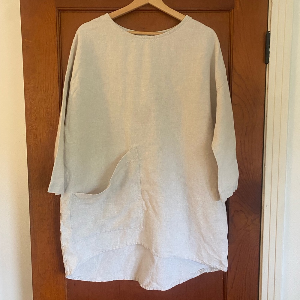 Elizabeth Suzann 100% Linen Harper Tunic NWOT
